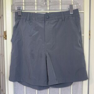 Burlebo Button Moisture Wicking Outdoor Fishing Shorts Southern Boys XL 14/16